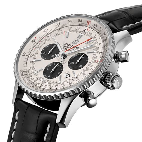 breitling navitimer 1 b03 chronograph rattrapante 45 stratos grey|navitimer b03.